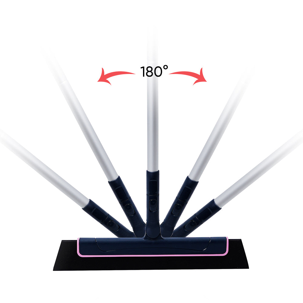 Ocves Floor Squeegee with long handle, Wet Room Squeegee Floor Wiper