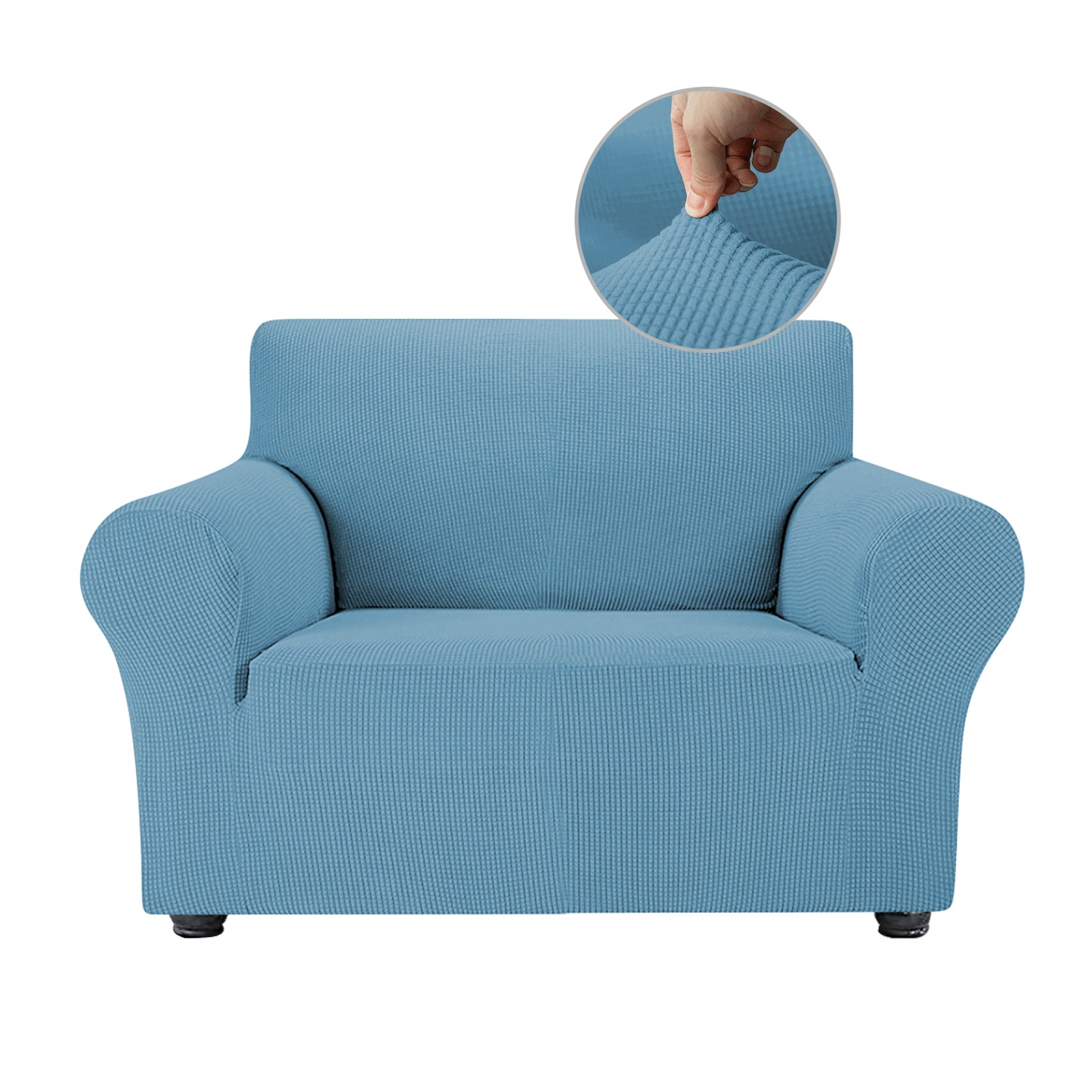 Three Seater Sofa Covers Slipcover Solid Color