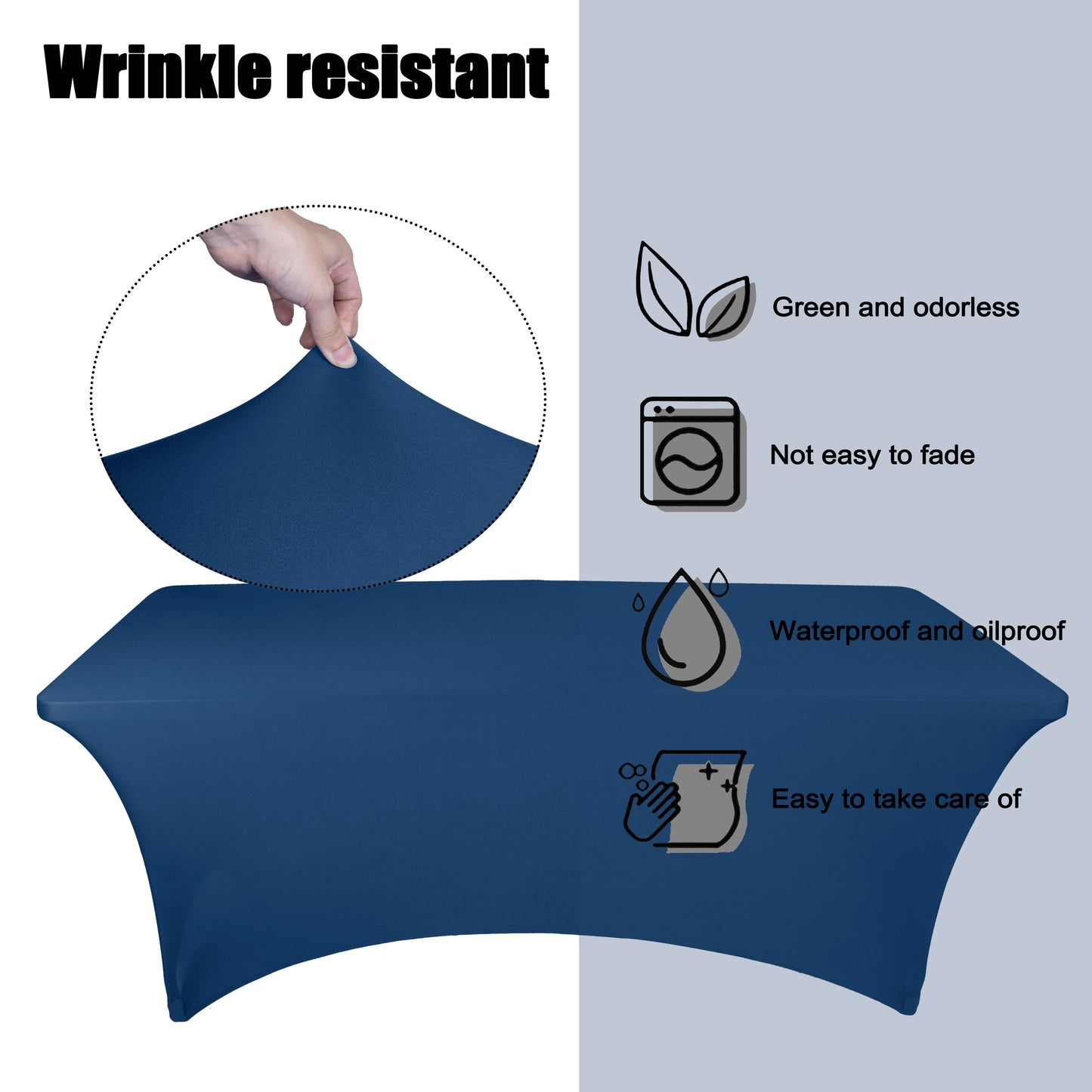 4FT / 6FT Stretch Tablecloth