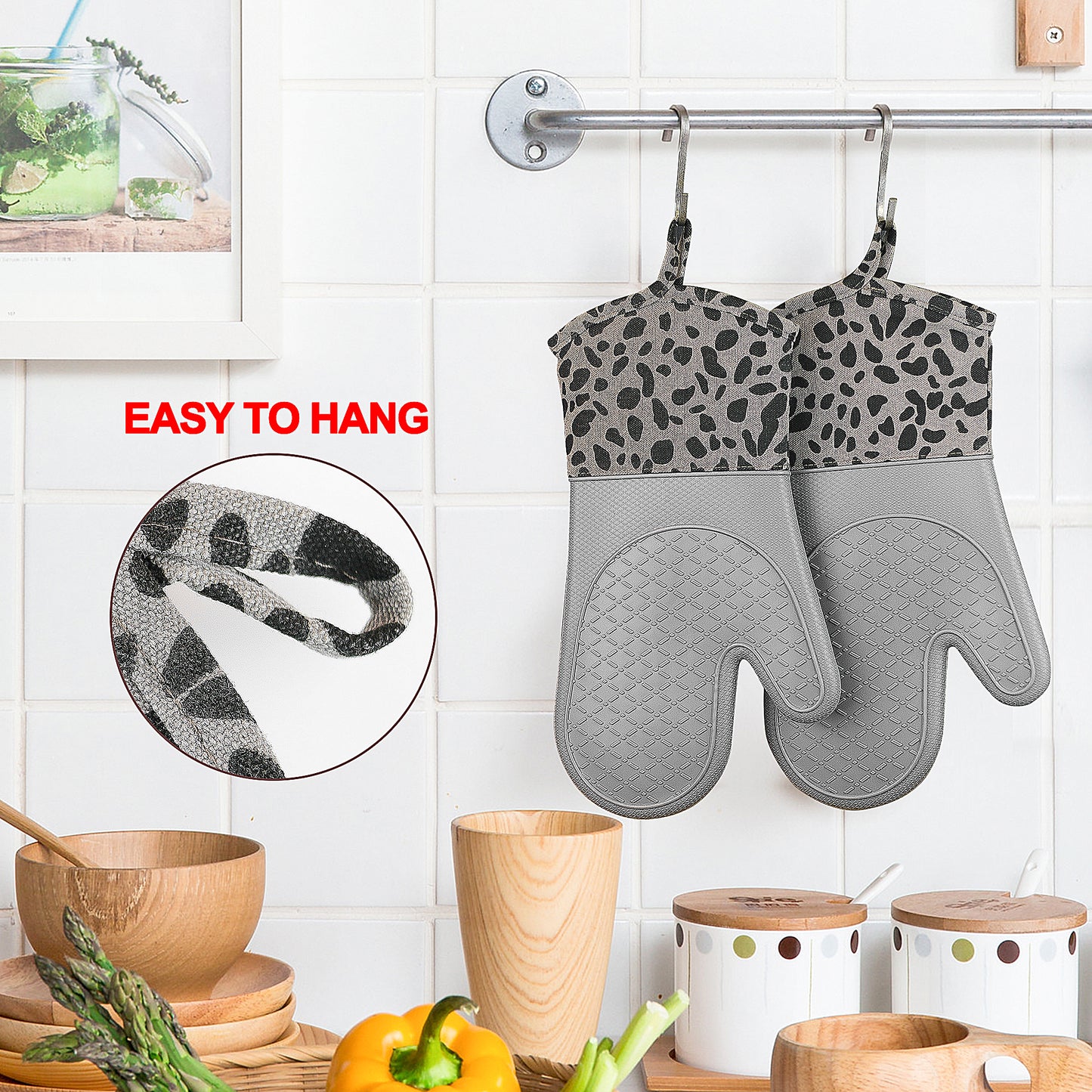 Silicone Oven Mitts