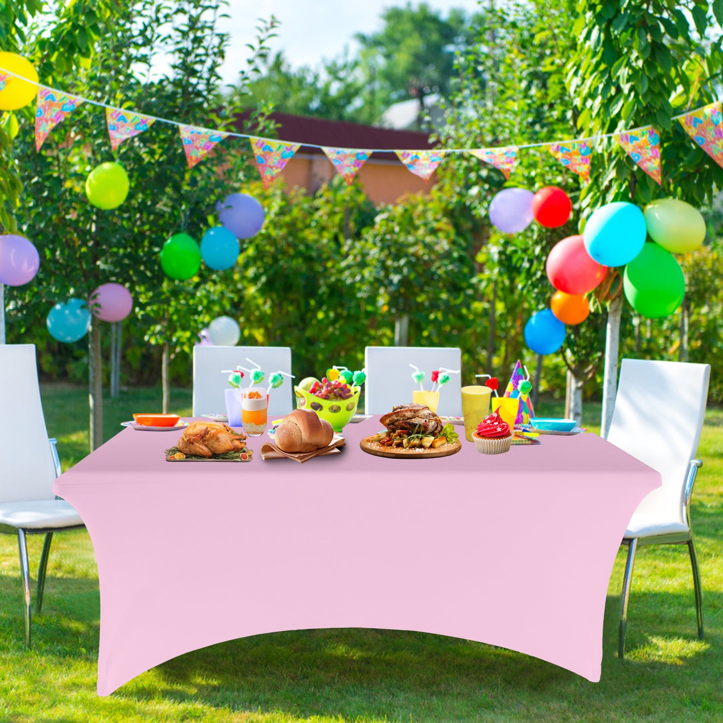 4FT / 6FT Stretch Tablecloth