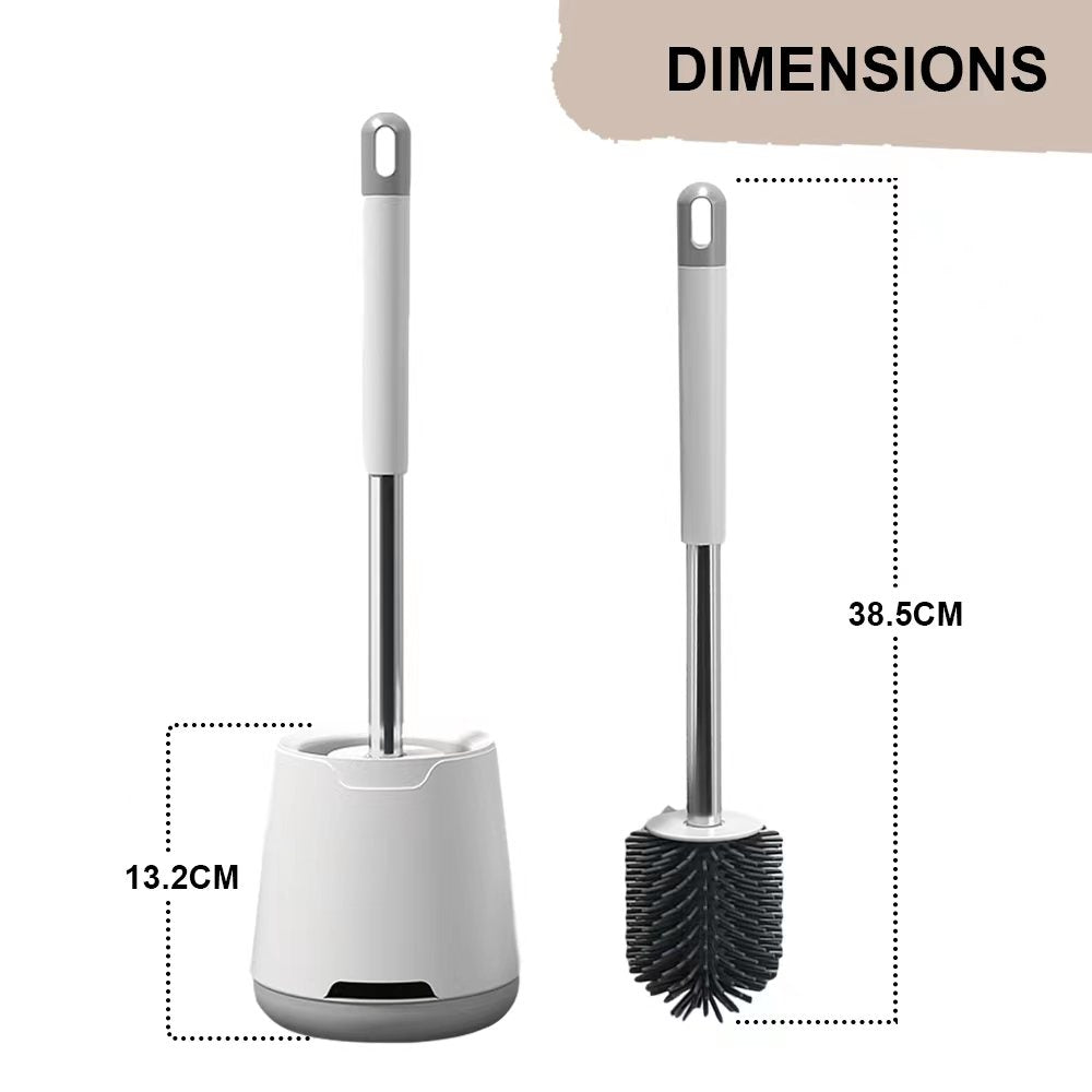 Toilet Brush, Soft Silicone Toilet Brush