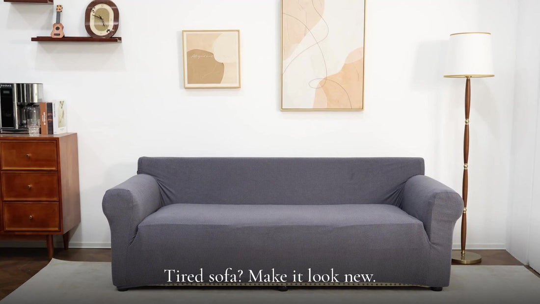 How to fit the OCVES stretch sofa cover