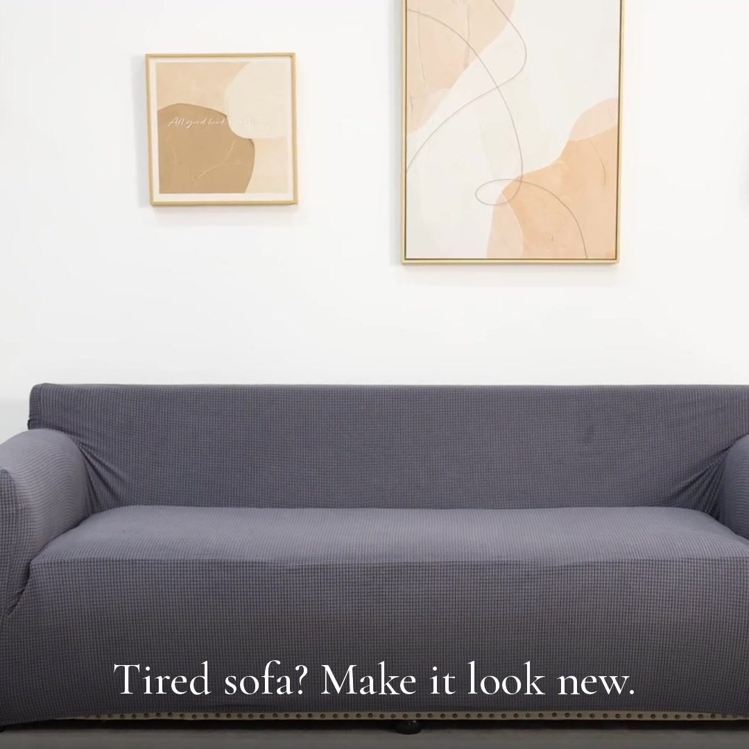 How to fit the OCVES stretch sofa cover