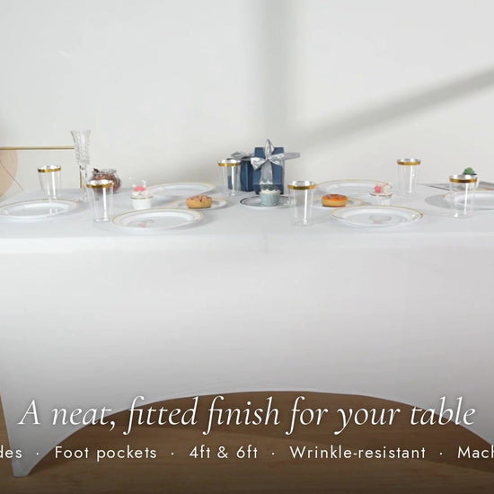 How to fit the OCVES stretch tablecloth