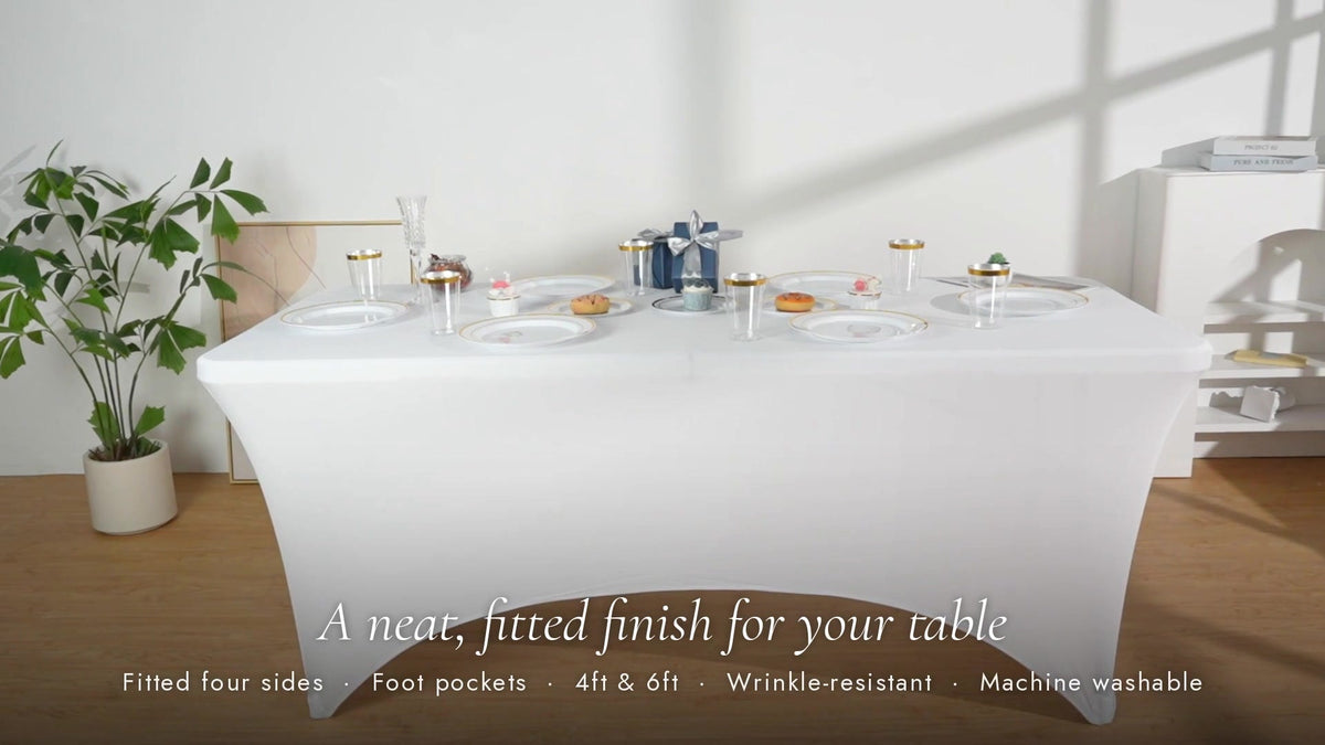 How to fit the OCVES stretch tablecloth